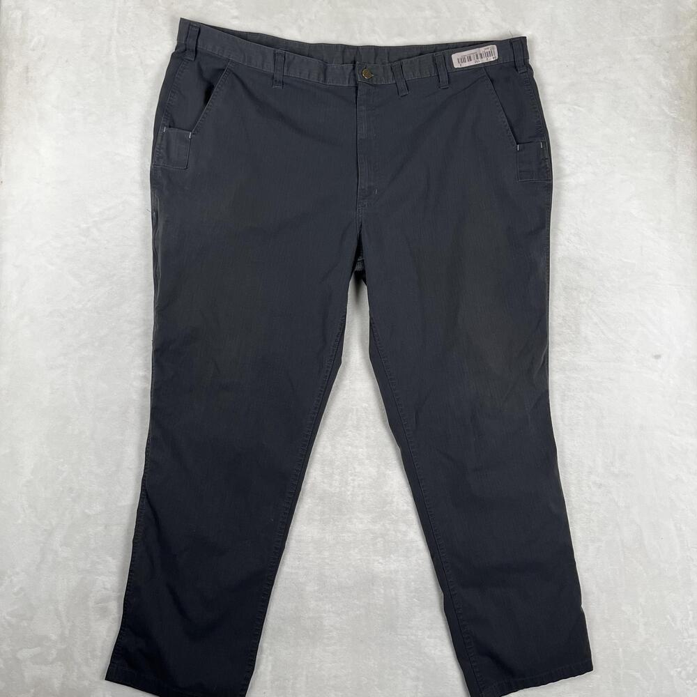 Carhartt Pants Mens 48x32 Gray Relaxed Fit Ripstop Microfiber Workwear
